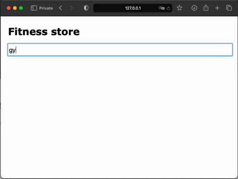Semantic search demo